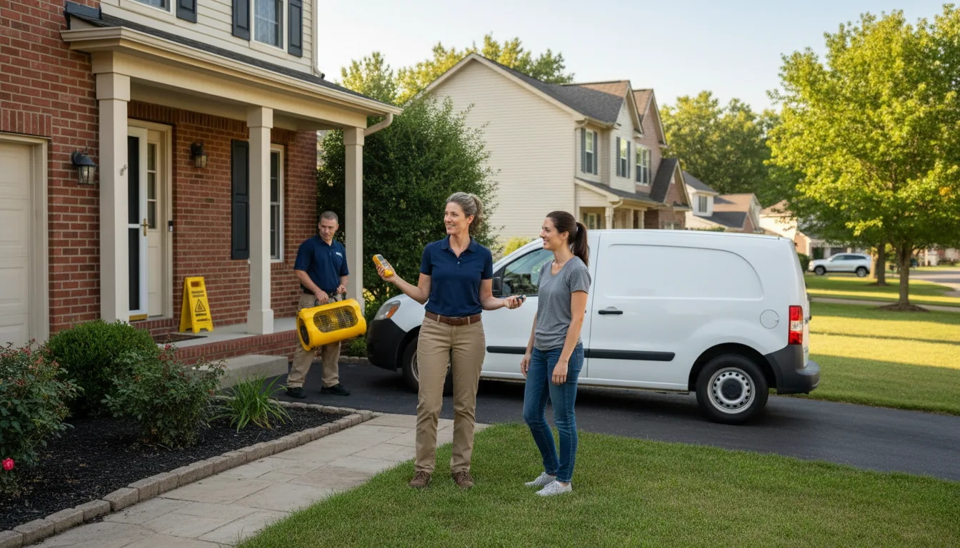 Residential water damage restoration in Fairplay, CO